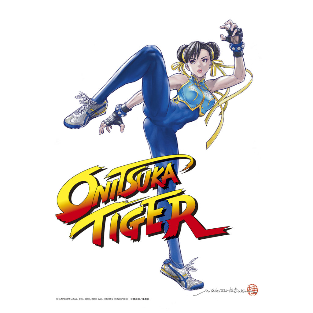 Chun-li (Street Fighter) por Masakazu Katsura - Onitsuka Tiger