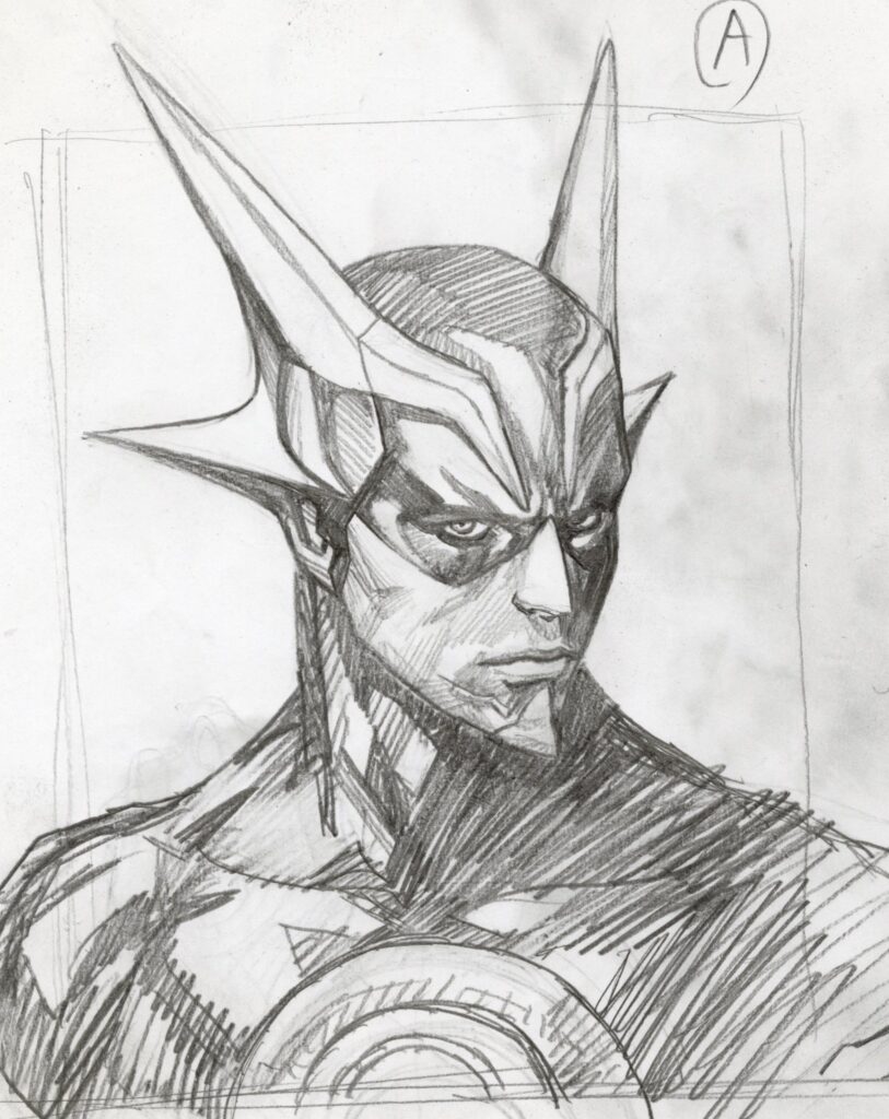 Boceto de Zetman, por Masakazu Katsura